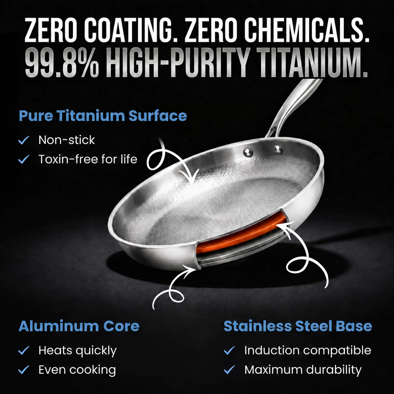JOYHNNY™ titanium pan product detail 8