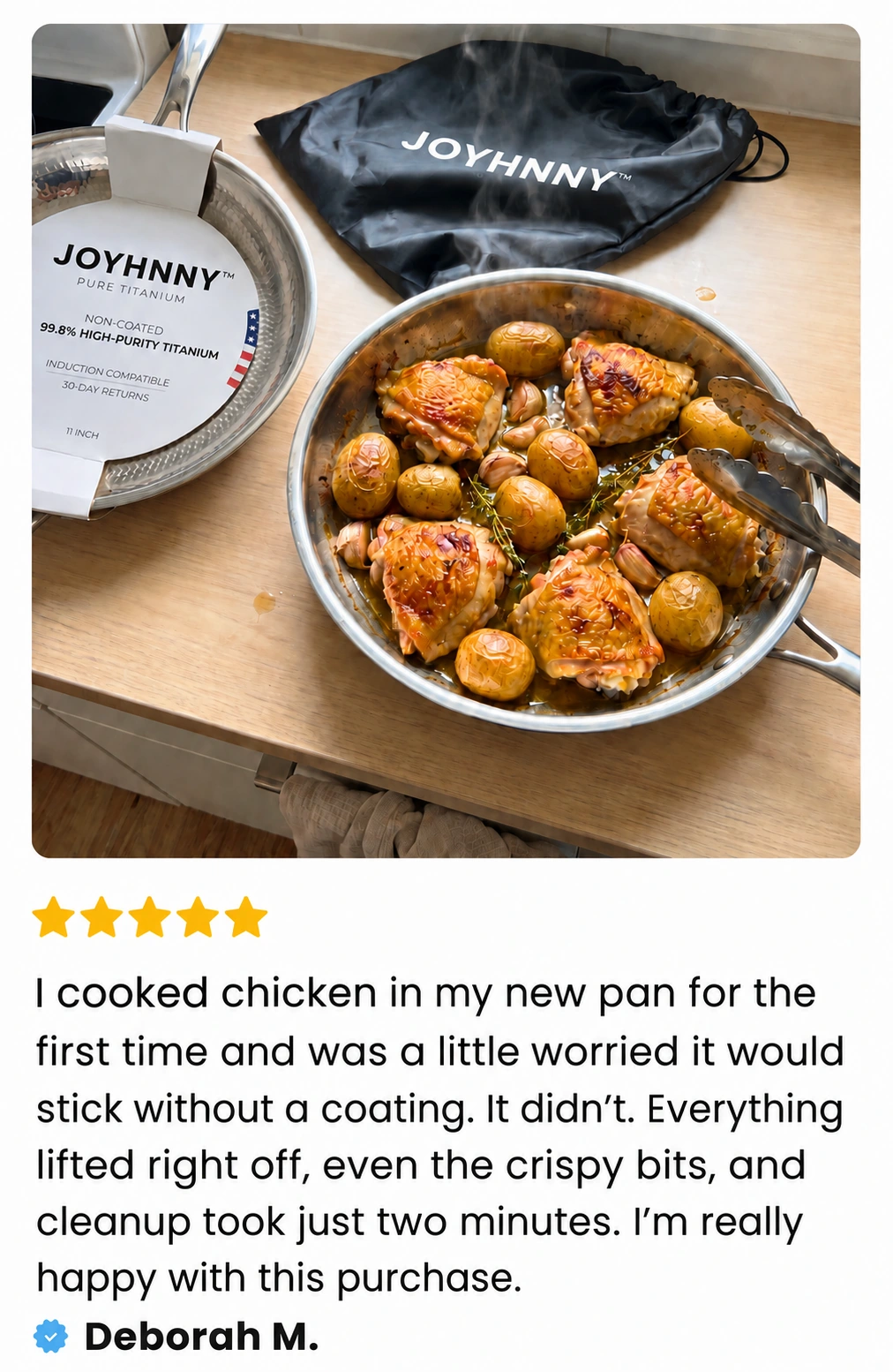 JOYHNNY™ titanium cookware