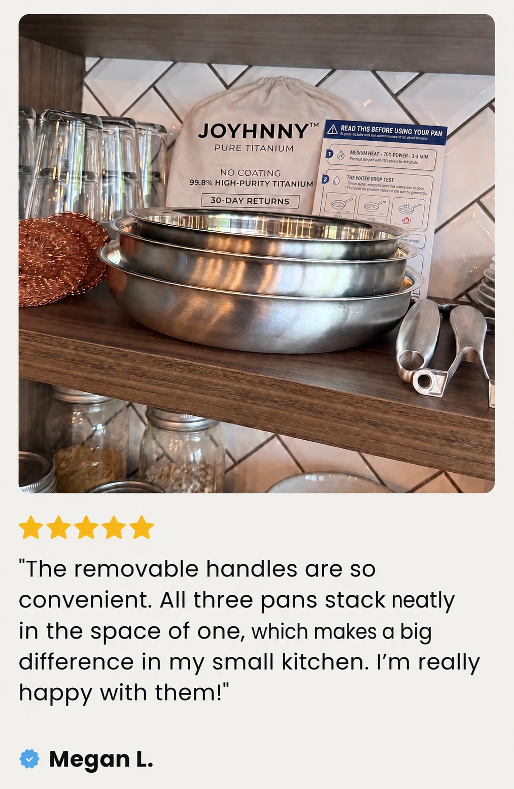 JOYHNNY™ titanium cookware