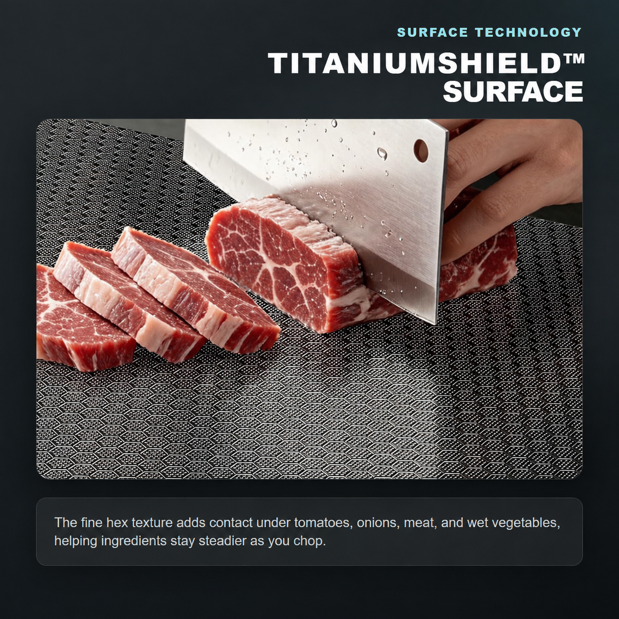 Tivano Pro micro hex cutting surface close-up
